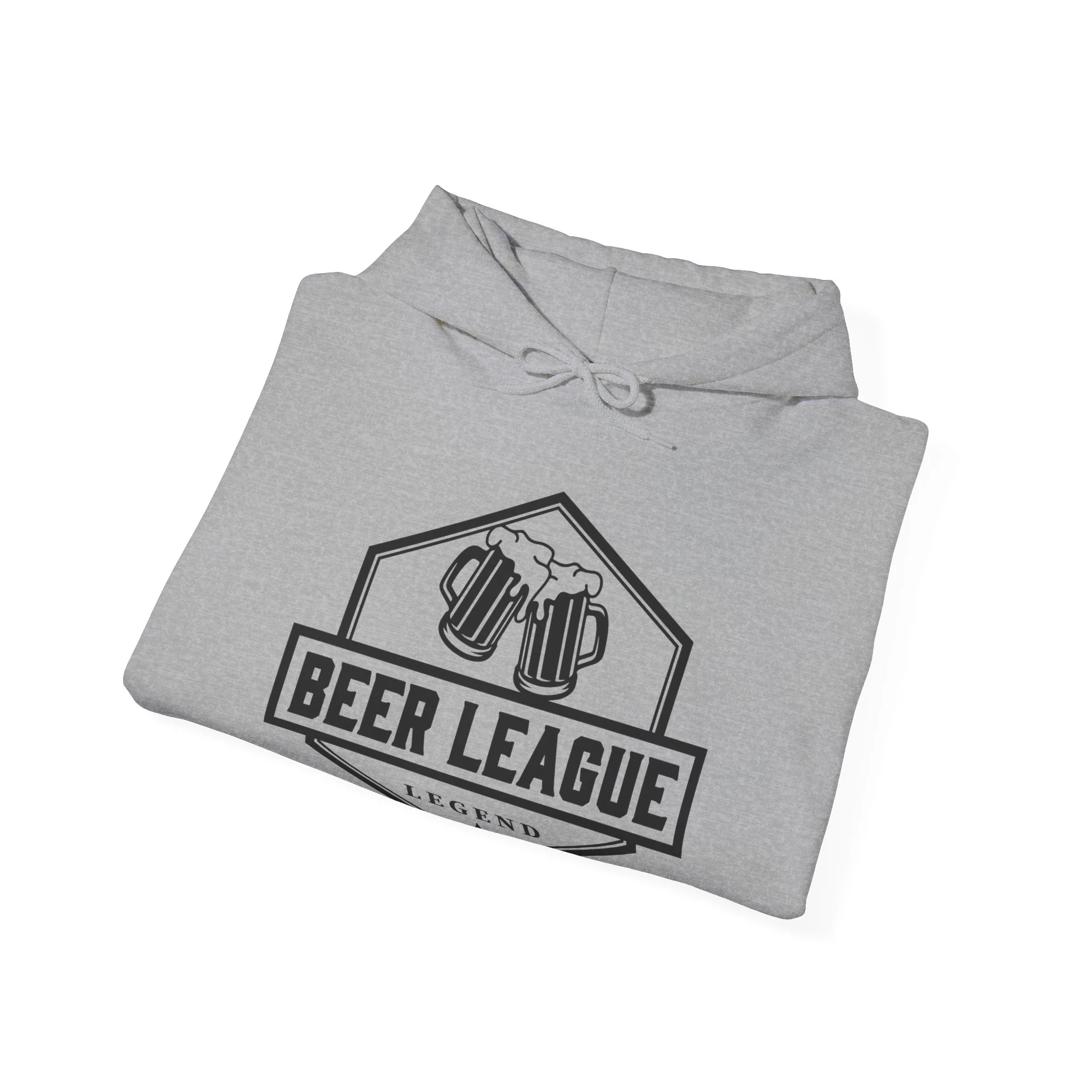 Funny Hockey Hoodie - Beer League Legend Unisex Hockey Hoodie - Image 5