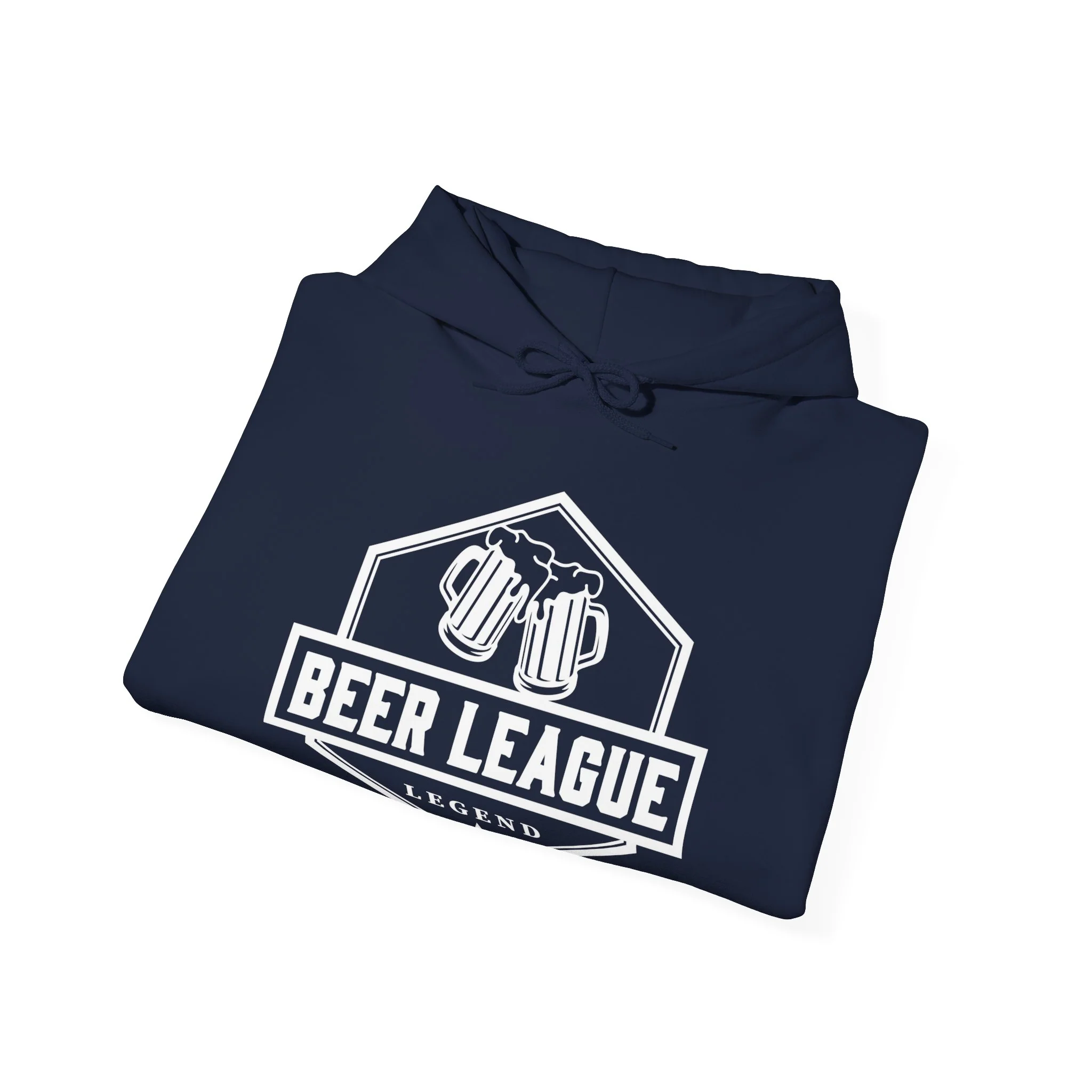 Funny Hockey Hoodie - Beer League Legend Unisex Hockey Hoodie - Image 6