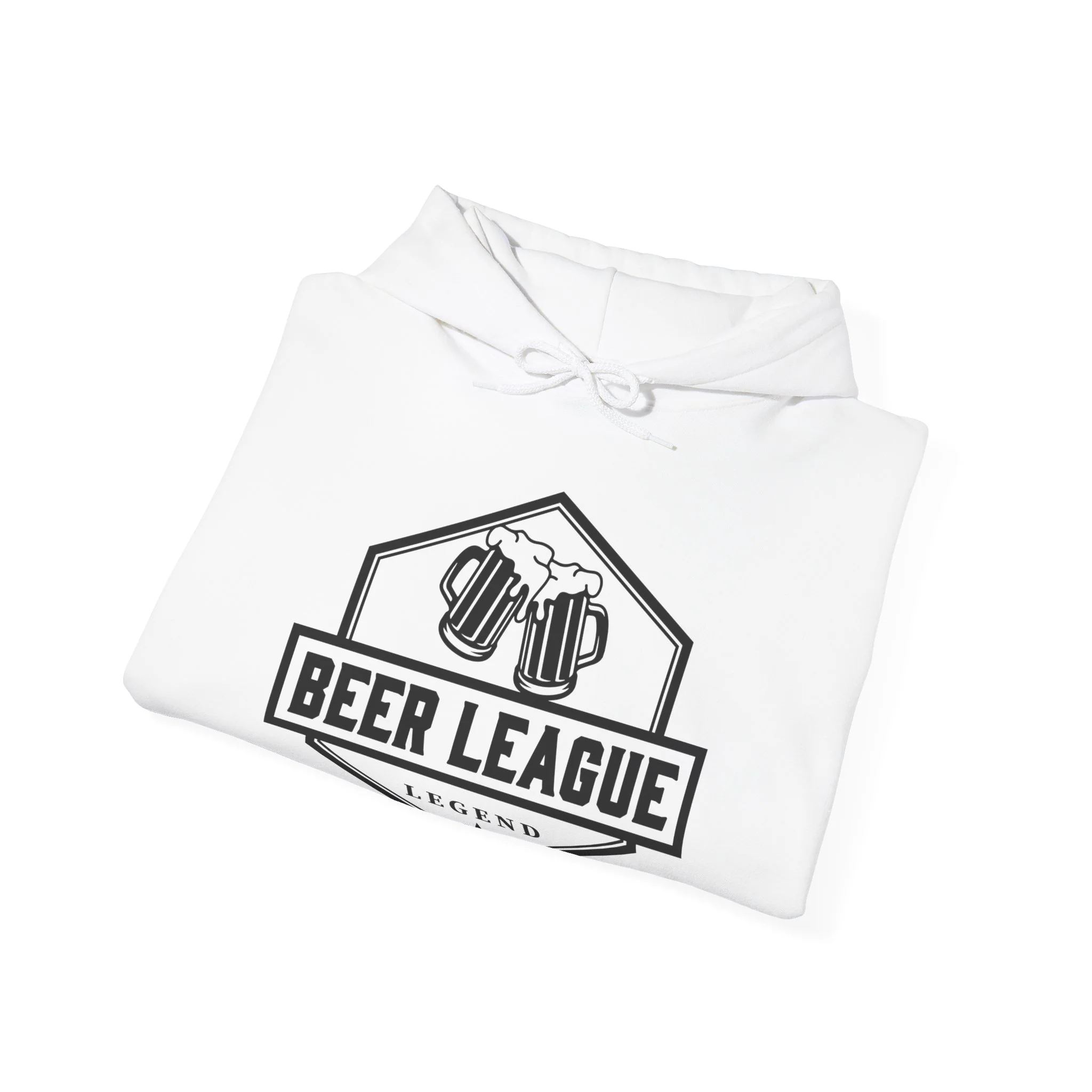 Funny Hockey Hoodie - Beer League Legend Unisex Hockey Hoodie - Image 8