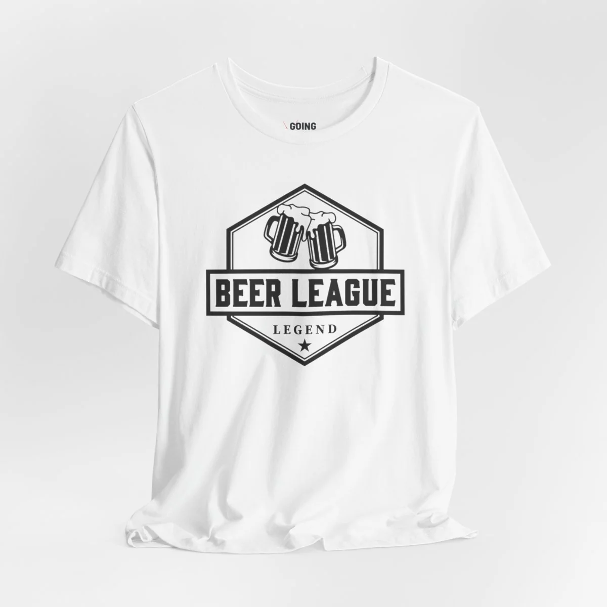 Funny Hockey T-Shirt - Beer League Legend Unisex Hockey Shirt - Image 10