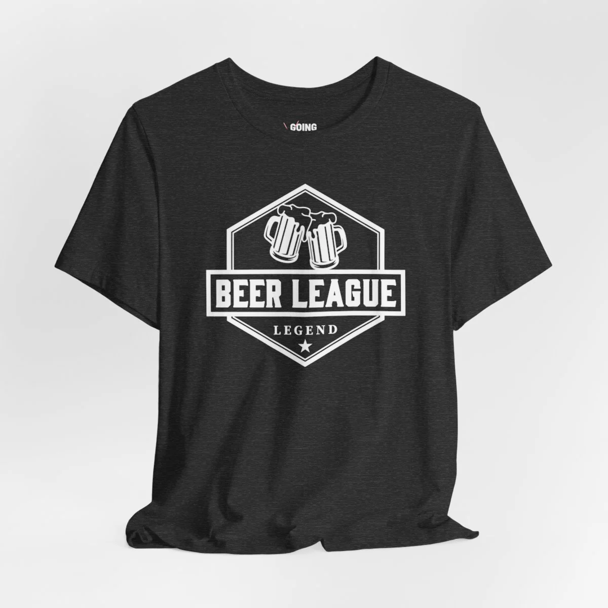 Funny Hockey T-Shirt - Beer League Legend Unisex Hockey Shirt - Image 3
