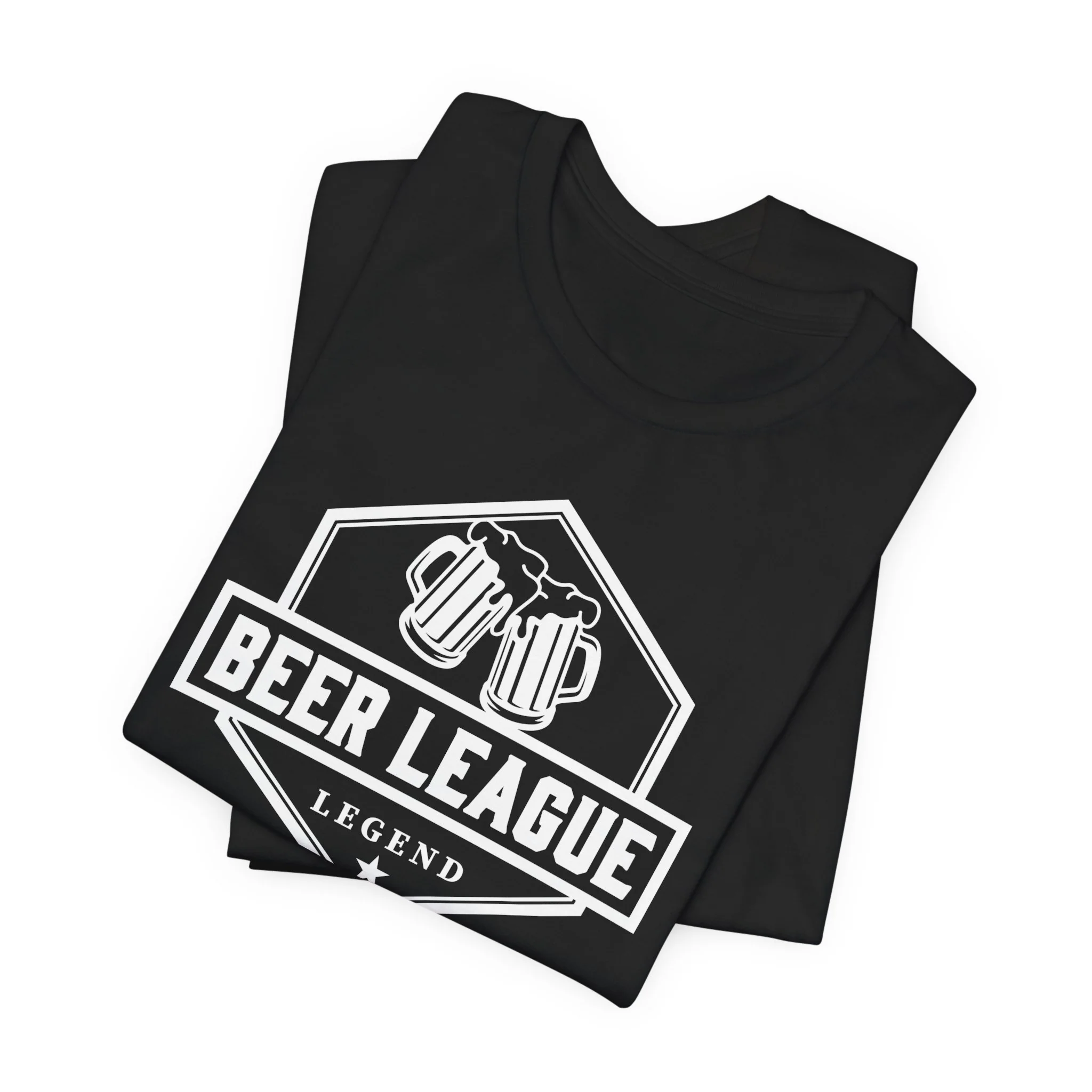 Funny Hockey T-Shirt - Beer League Legend Unisex Hockey Shirt - Image 4