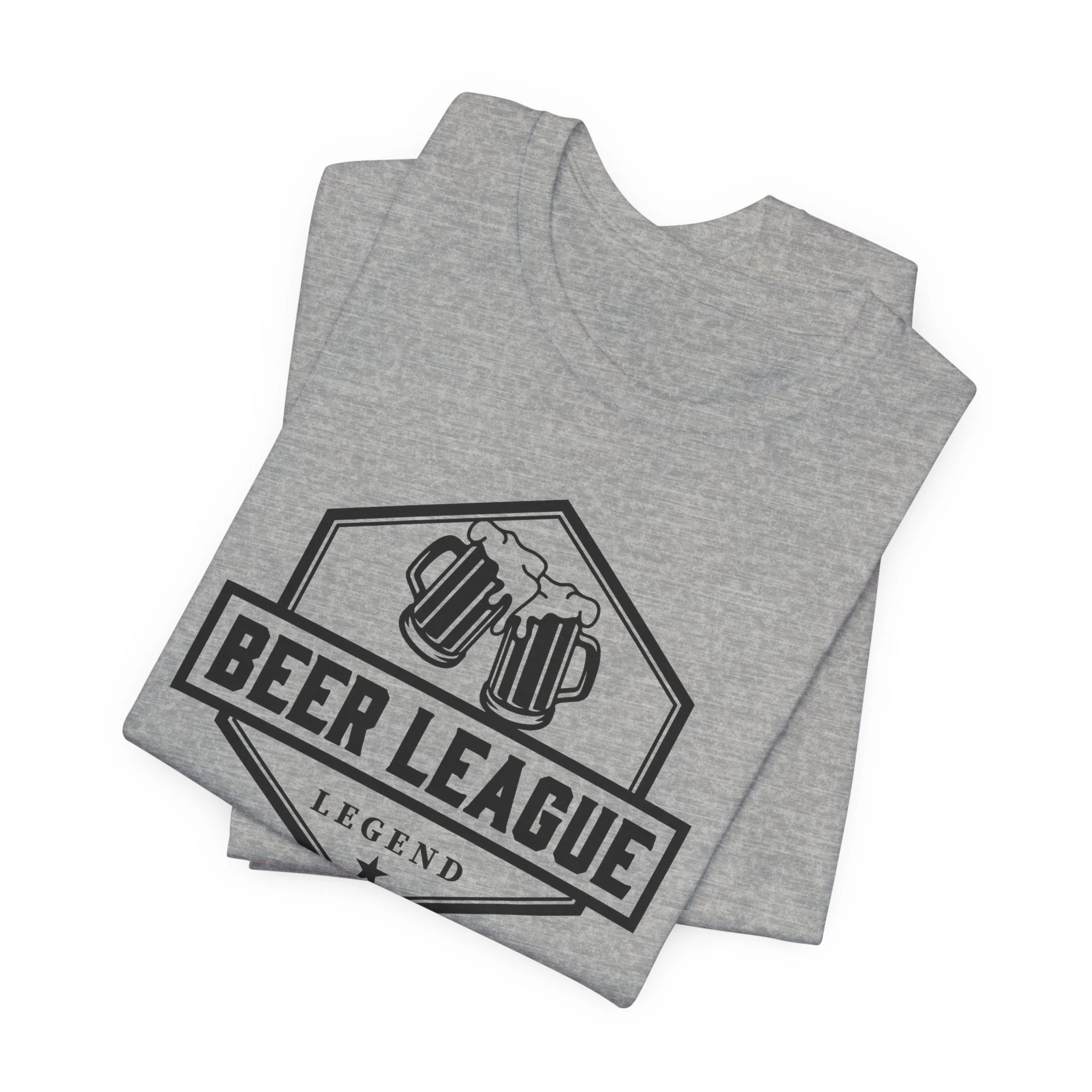 Funny Hockey T-Shirt - Beer League Legend Unisex Hockey Shirt - Image 6