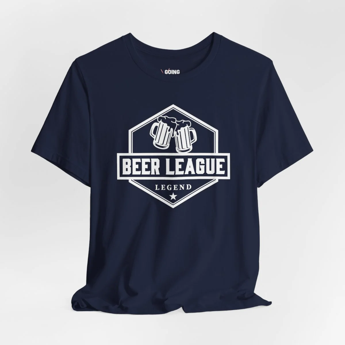 Funny Hockey T-Shirt - Beer League Legend Unisex Hockey Shirt - Image 8