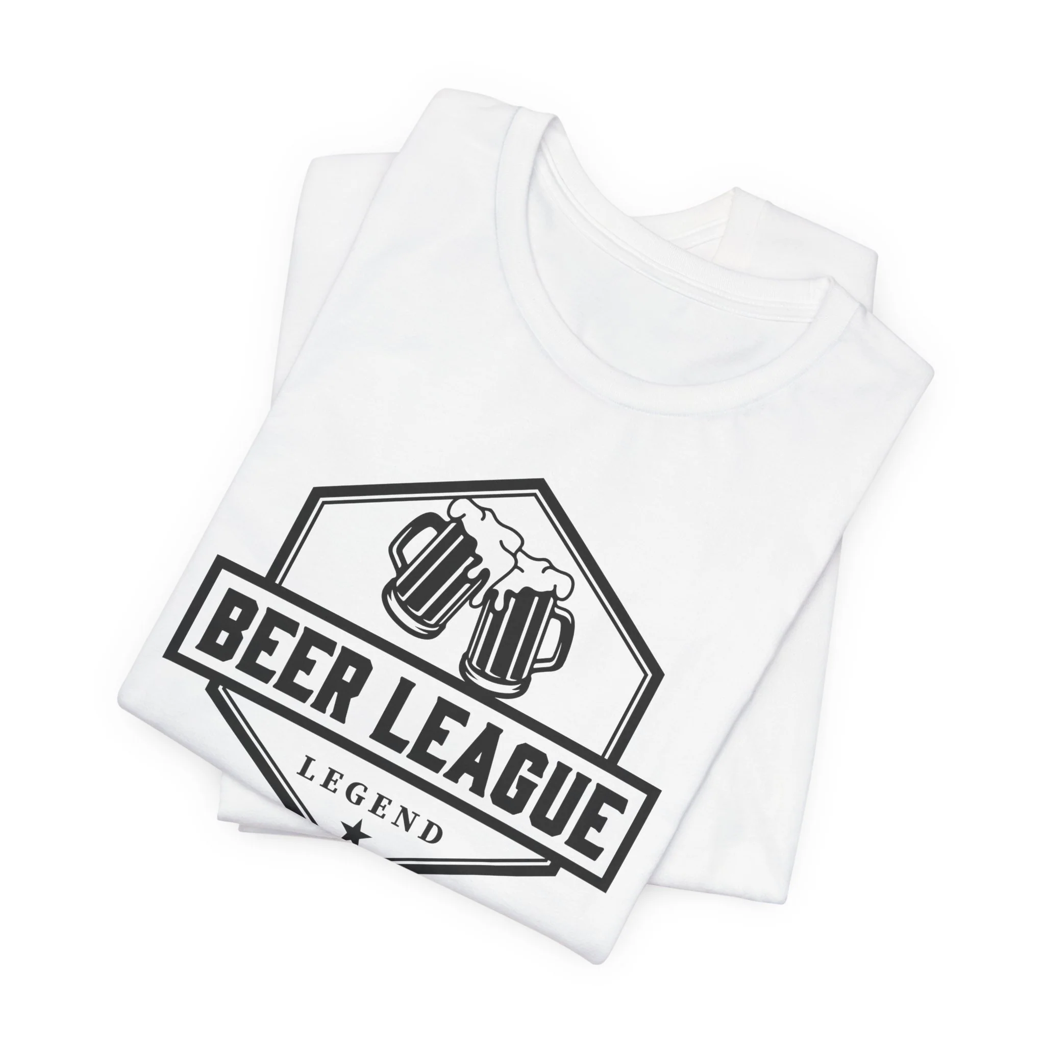 Funny Hockey T-Shirt - Beer League Legend Unisex Hockey Shirt - Image 9