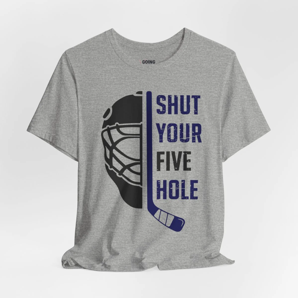 Funny Hockey T-Shirt - Shut Your Five Hole Unisex Hockey Shirt - Image 11