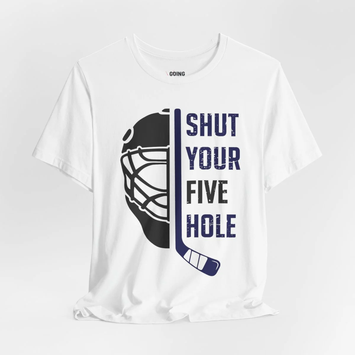 Funny Hockey T-Shirt - Shut Your Five Hole Unisex Hockey Shirt - Image 12