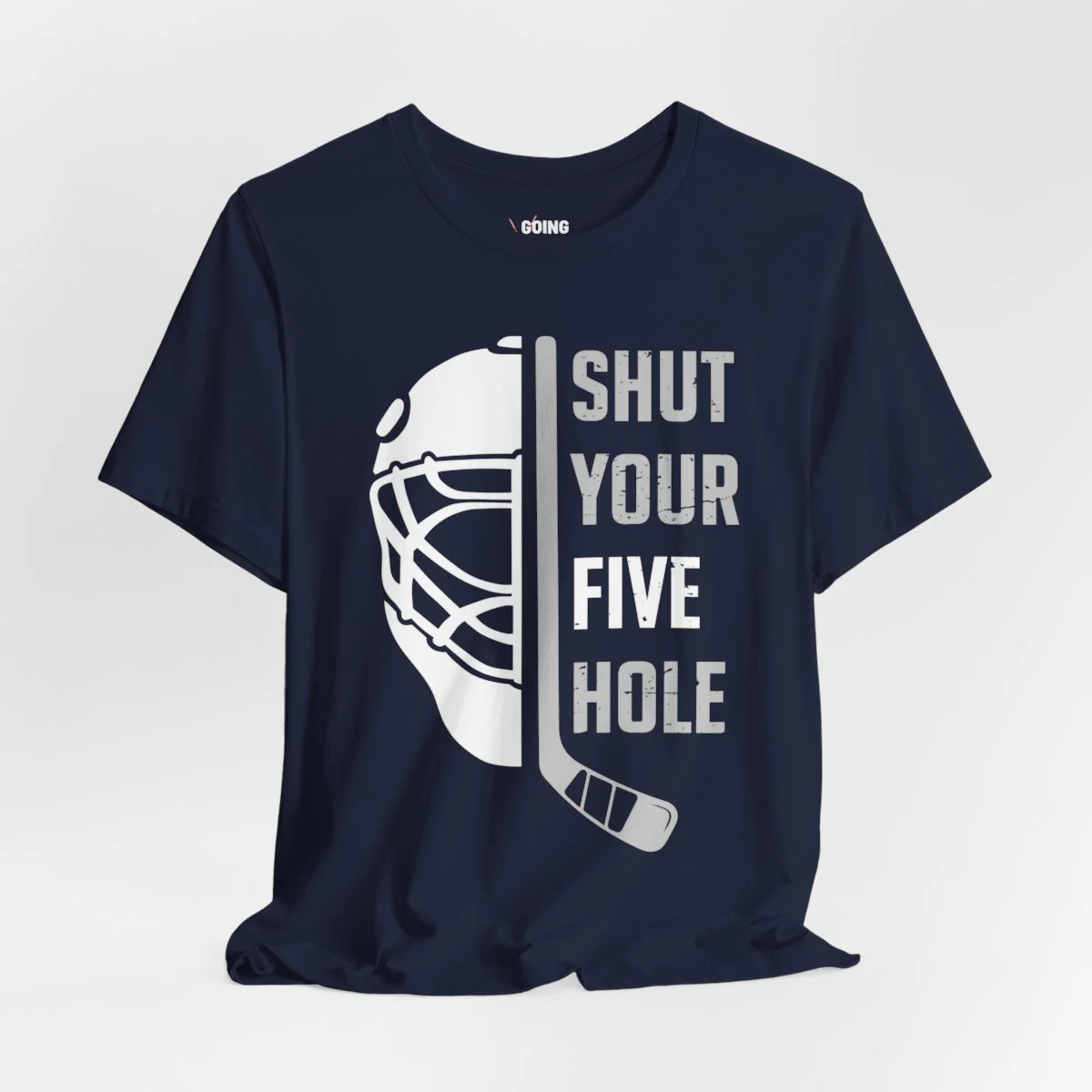 Funny Hockey T-Shirt - Shut Your Five Hole Unisex Hockey Shirt - Image 13