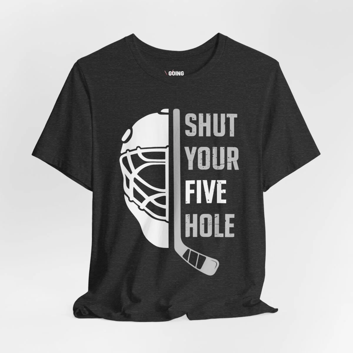 Funny Hockey T-Shirt - Shut Your Five Hole Unisex Hockey Shirt - Image 14