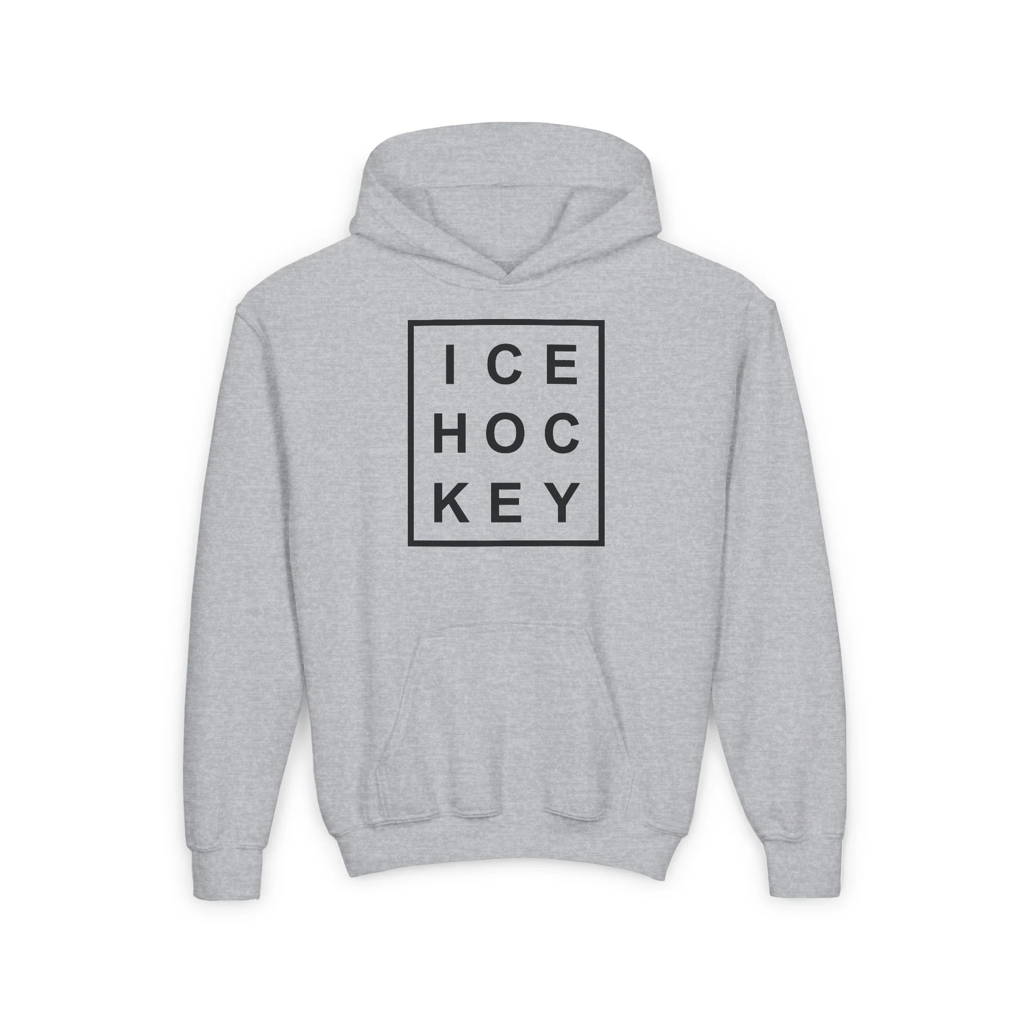 Kids Hockey Hoodie - Ice Hoc Key Matrix Kids Hockey Hoodie - Image 3