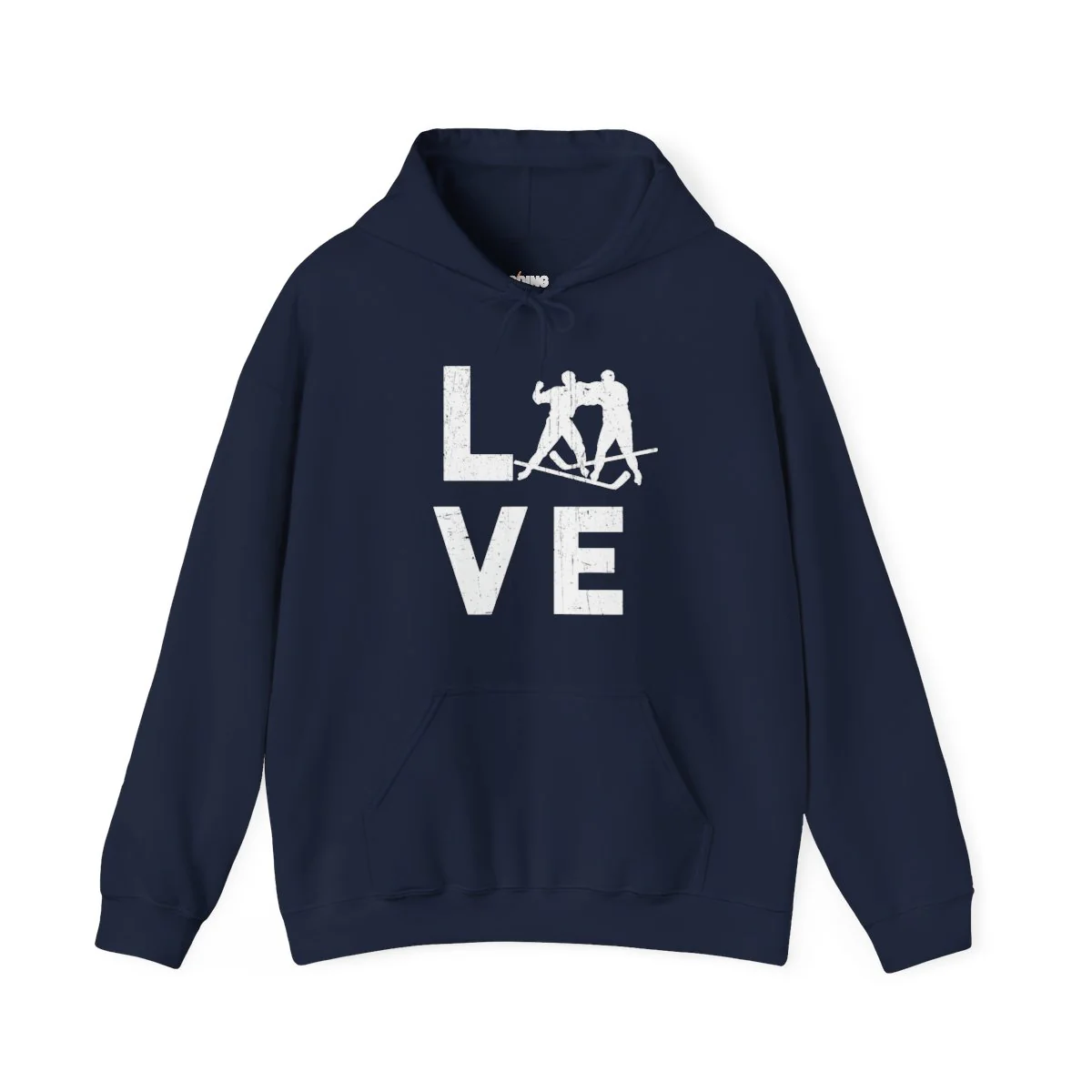 Funny Hockey Hoodie - Love Unisex Hockey Hoodie - Image 4
