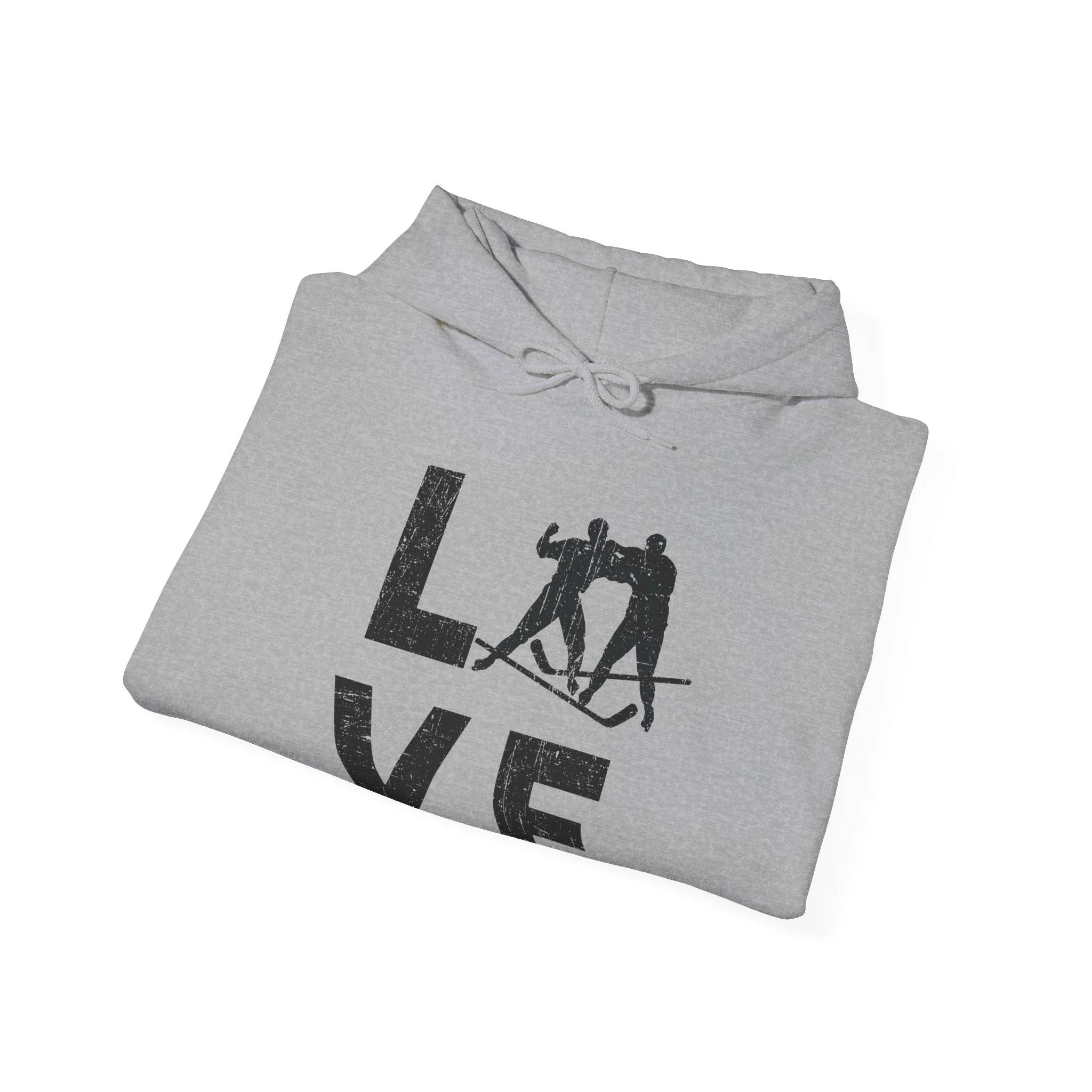 Funny Hockey Hoodie - Love Unisex Hockey Hoodie - Image 5