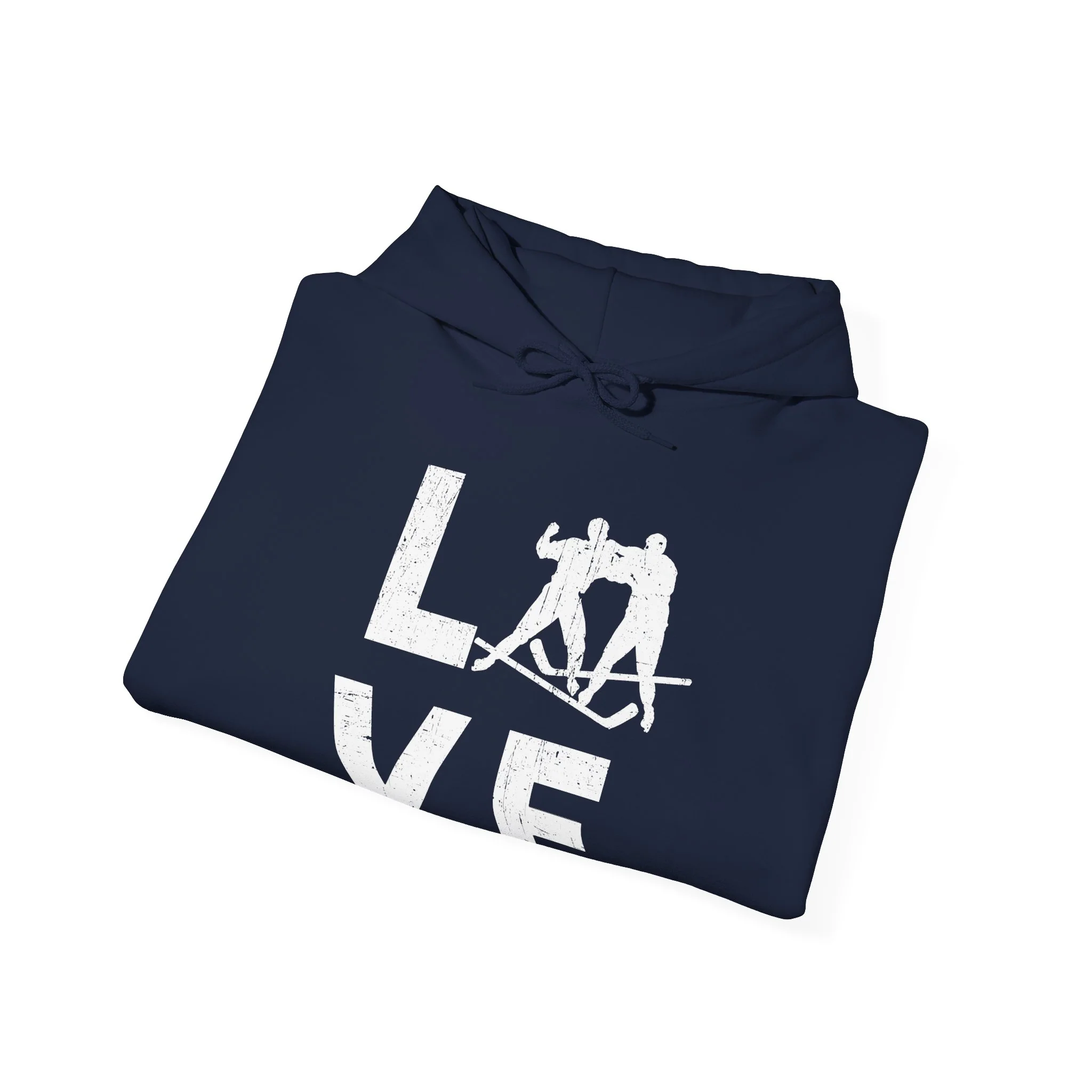 Funny Hockey Hoodie - Love Unisex Hockey Hoodie - Image 8