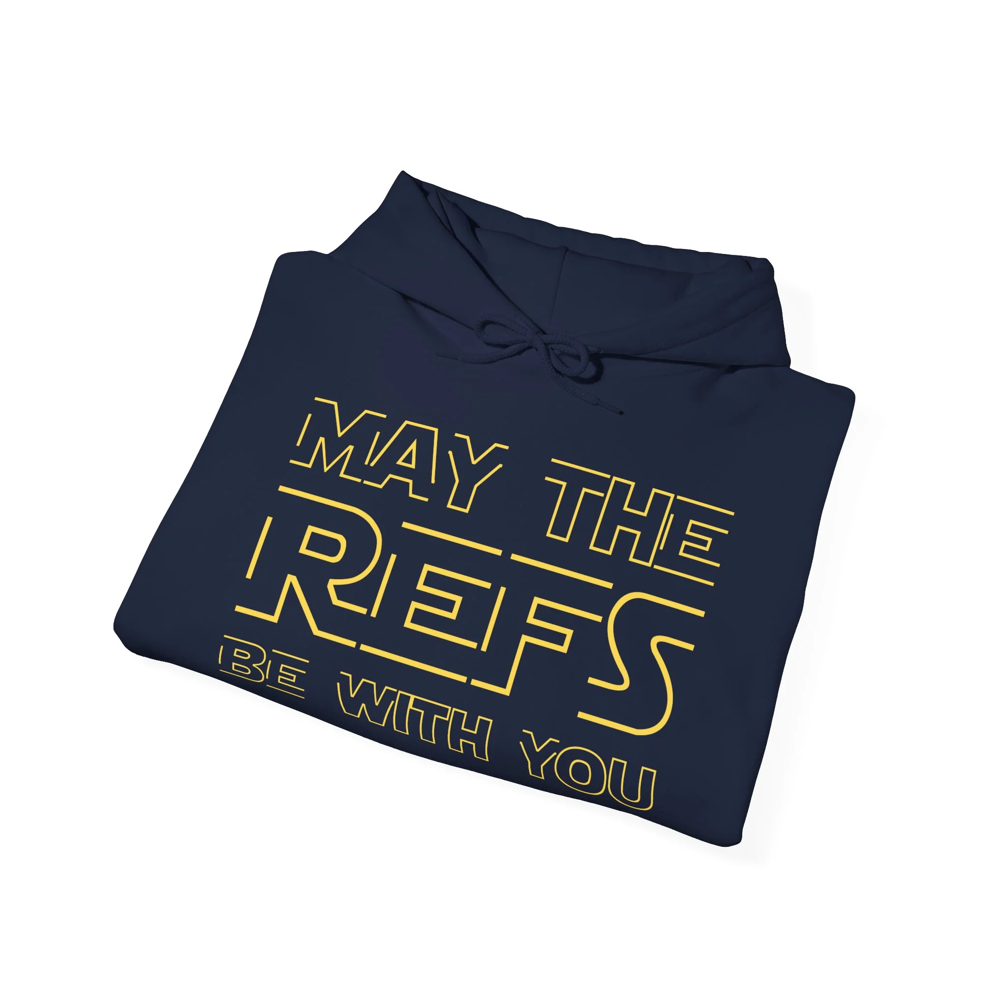 Funny Hockey Hoodie - May The Refs Be With You Unisex Hockey Hoodie - Image 4