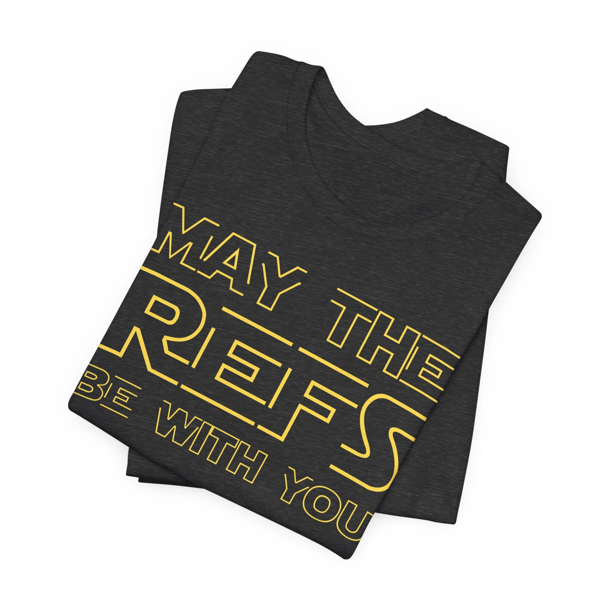 Funny Hockey T-Shirt - May The Refs Be With You Unisex Hockey Shirt - Image 10