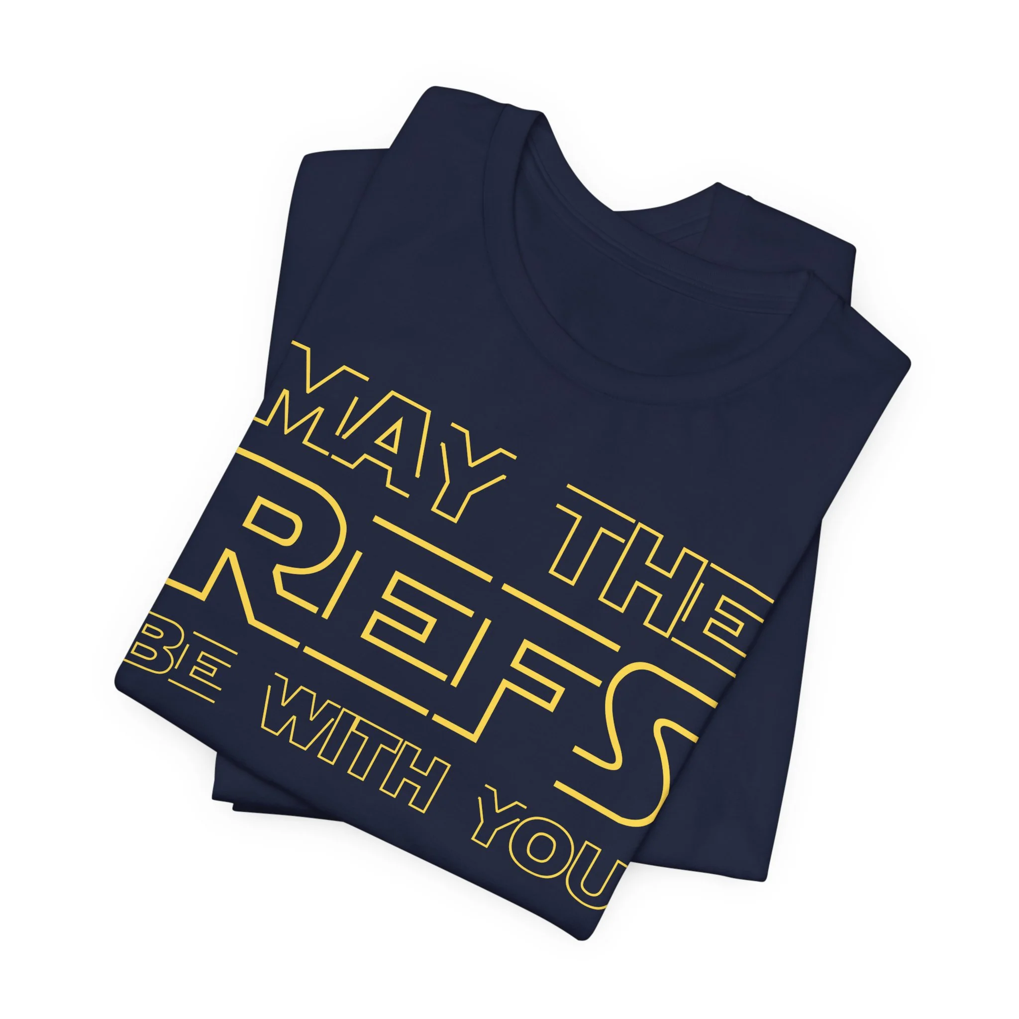 Funny Hockey T-Shirt - May The Refs Be With You Unisex Hockey Shirt - Image 12