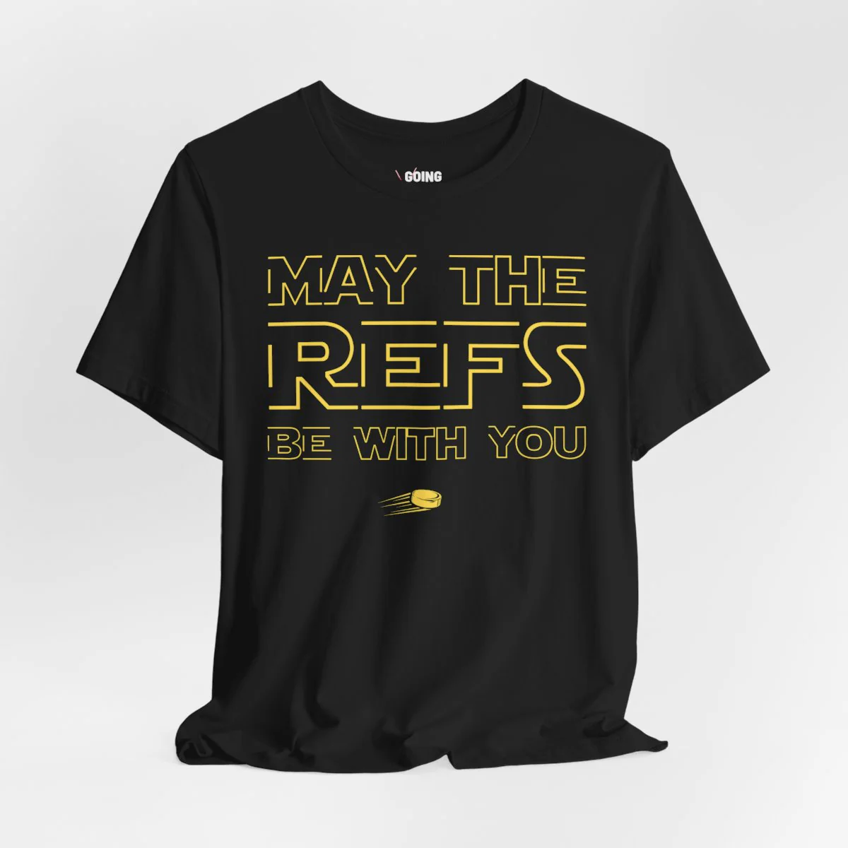 Funny Hockey T-Shirt - May The Refs Be With You Unisex Hockey Shirt - Image 8