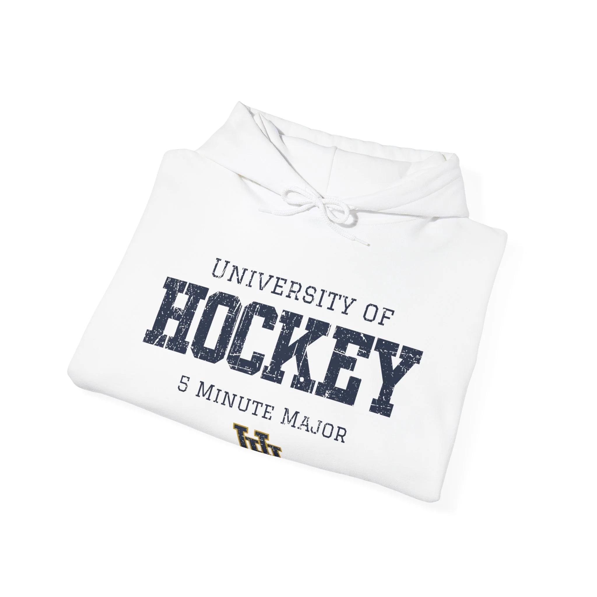 Funny Hockey Hoodie - University of Hockey 5 Minute Major Unisex Hockey Hoodie - Image 8
