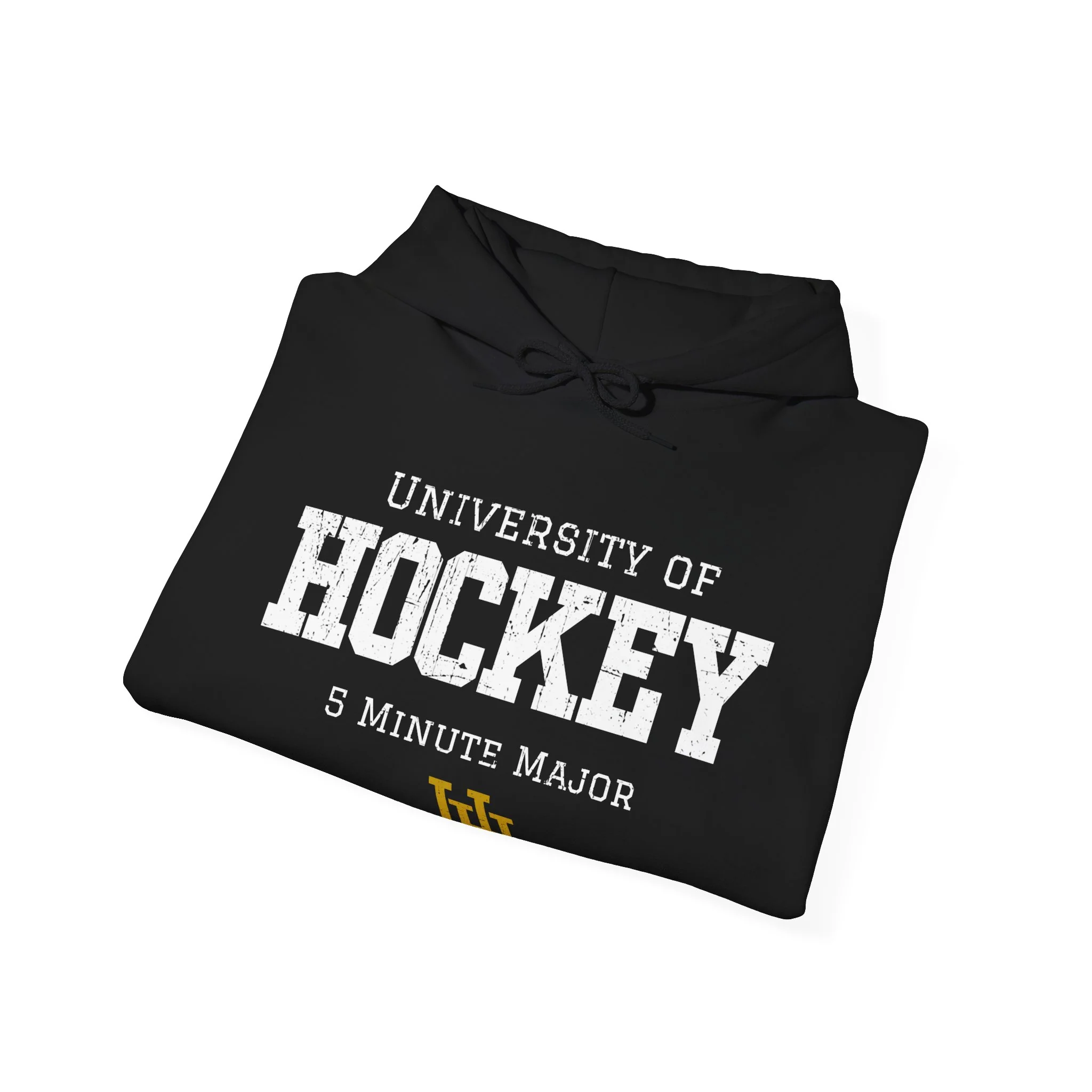 Funny Hockey Hoodie - University of Hockey 5 Minute Major Unisex Hockey Hoodie - Image 9